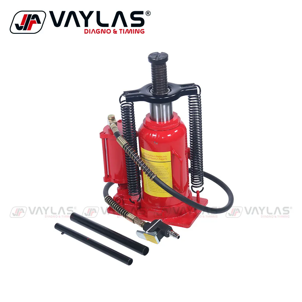 20-Ton Air Hydraulic Bottle Jack 20T Car Service Tool Pneumatic Jack for Vehicle Tire Change Lifting Truck/Automotive Repair