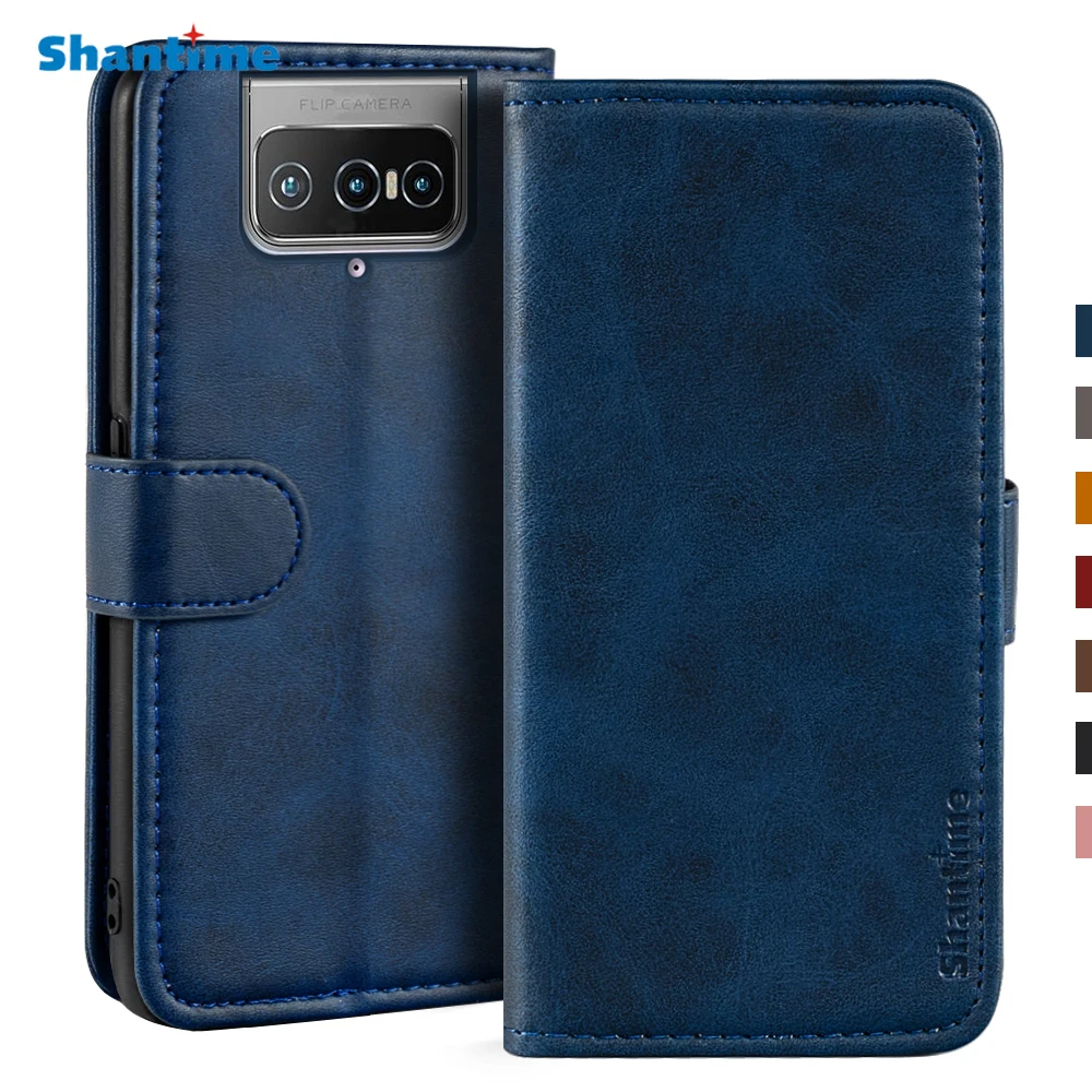 

Case For Asus ZenFone 7 ZS670KS 7 Pro ZS671KS Case Magnetic Wallet Leather Cover For Asus Zenfone 8 Flip Stand Coque Phone Cases