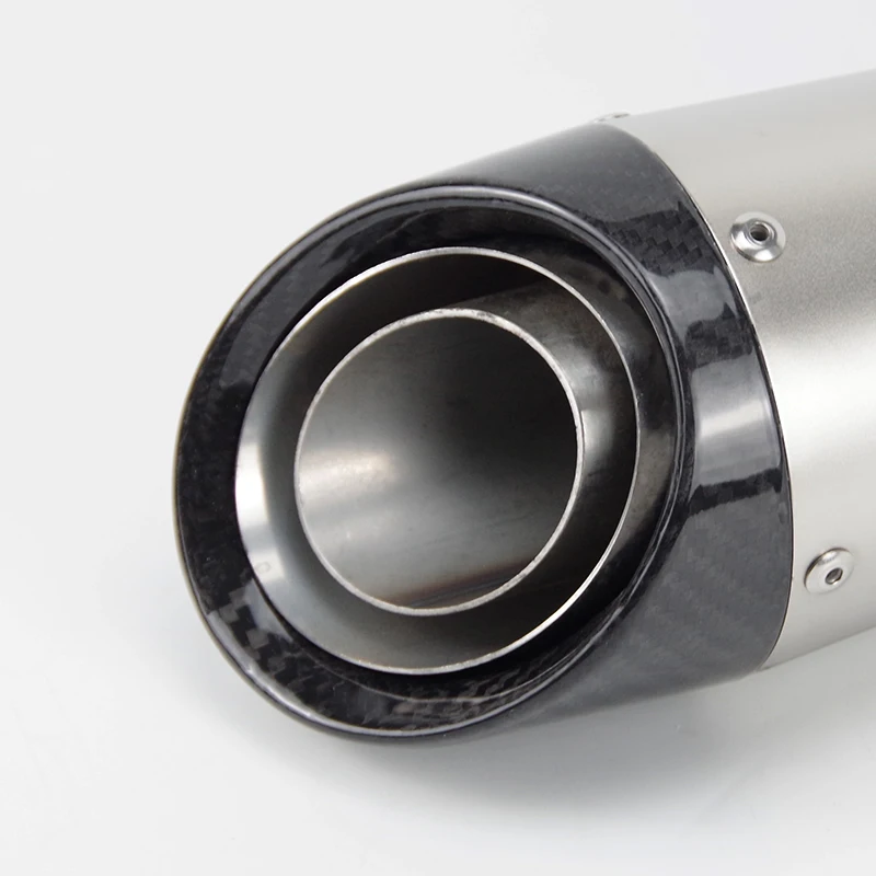 51mm 60mm Universal Motorcycle S1 Exhaust Muffler Escape Moto DB Killer Laser for RC390 Z900 GSXR750 CB400 Z400 R3 S1000rr R3 R6