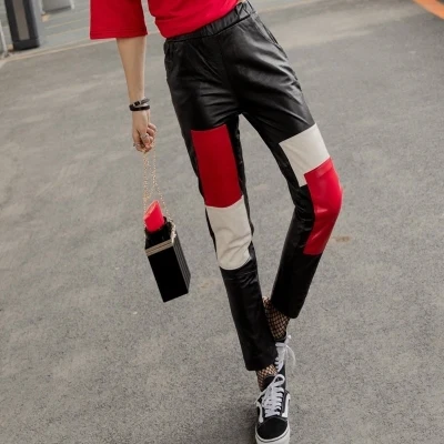 

Top brand Fashion 2020 New Real Sheep Leather Pants BP41 high quality