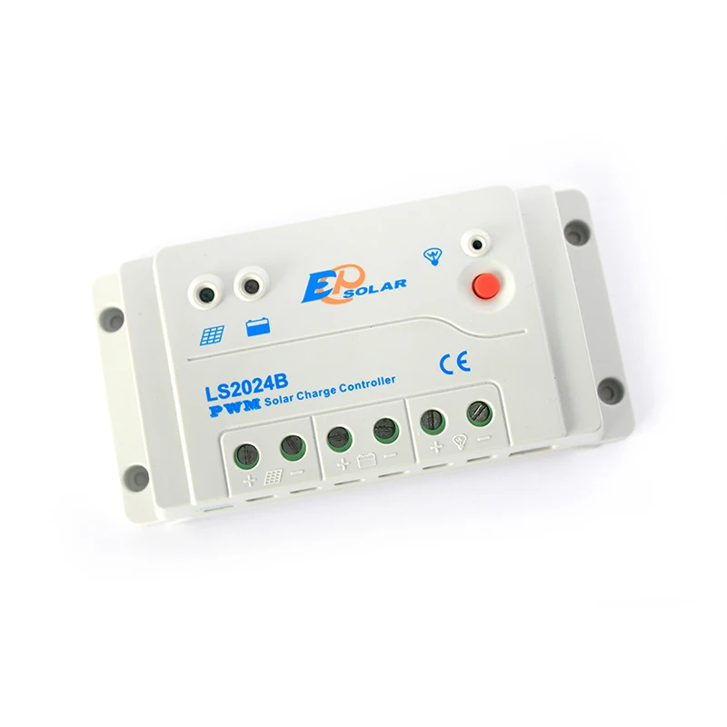 PWM Charge Regulator LS2024B Solar Battery Charge Controller 20A 12V24VDC Auto 3 Stage Intelligent Power Charging Controller