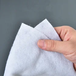 2mm 120g/70g 100x100cm 100x50cm pamuk beyaz bez yumuşak olmayan dokuma keçe DIY dikiş bebekler el sanatları desen malzemeleri paketi