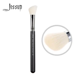 Jessup Blush Brush Makeup of Cheek Beauty tool Large Angled Wood handle Synthetic hair 168