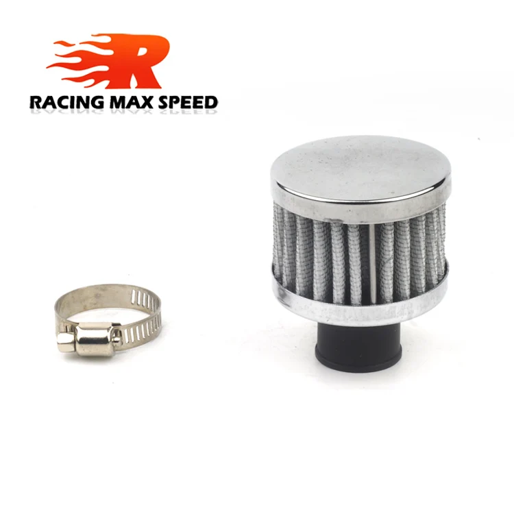 Universal 9MM 12MM 18MM Car Air Filter for Motorcycle Cold Air Intake High Flow Crankcase Vent Cover Mini Breather Filters