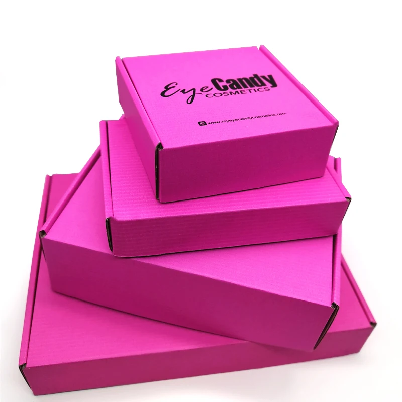 Corrugated Shipping Boxes with Logo, Mailer Box, Clothing Packaging, Hair Wigs Gift Box, Custom Logo, 50 PCs/Lot