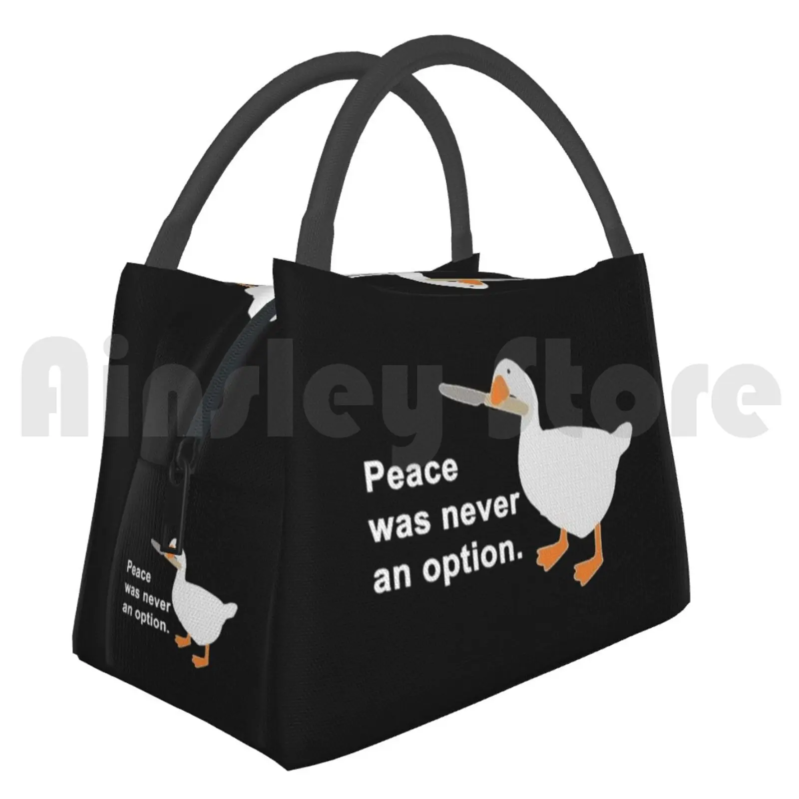 

Портативная изоляционная сумка Peace Was Never An Option Meme Duck With Knife Meme Quote Peace Was Never An Option Dank Meme