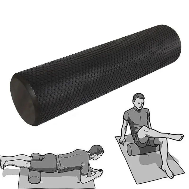 60x15cm Extra Firm EVA Yoga Pilates Physio Trigger Massage Floating Point Foam Roller Exercise