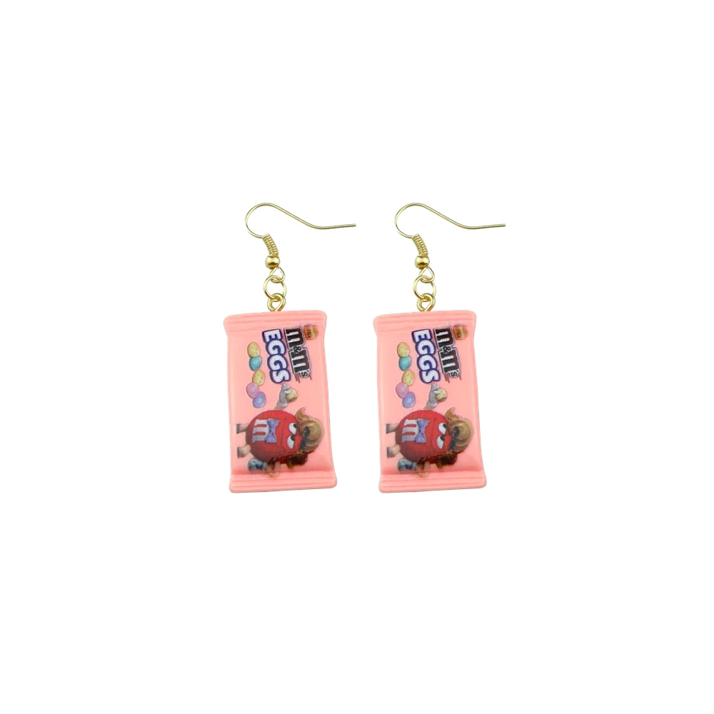 Cute Earring For Women Resin MM Candy Drop Earrings Children Handmade Jewelry DIY Gifts