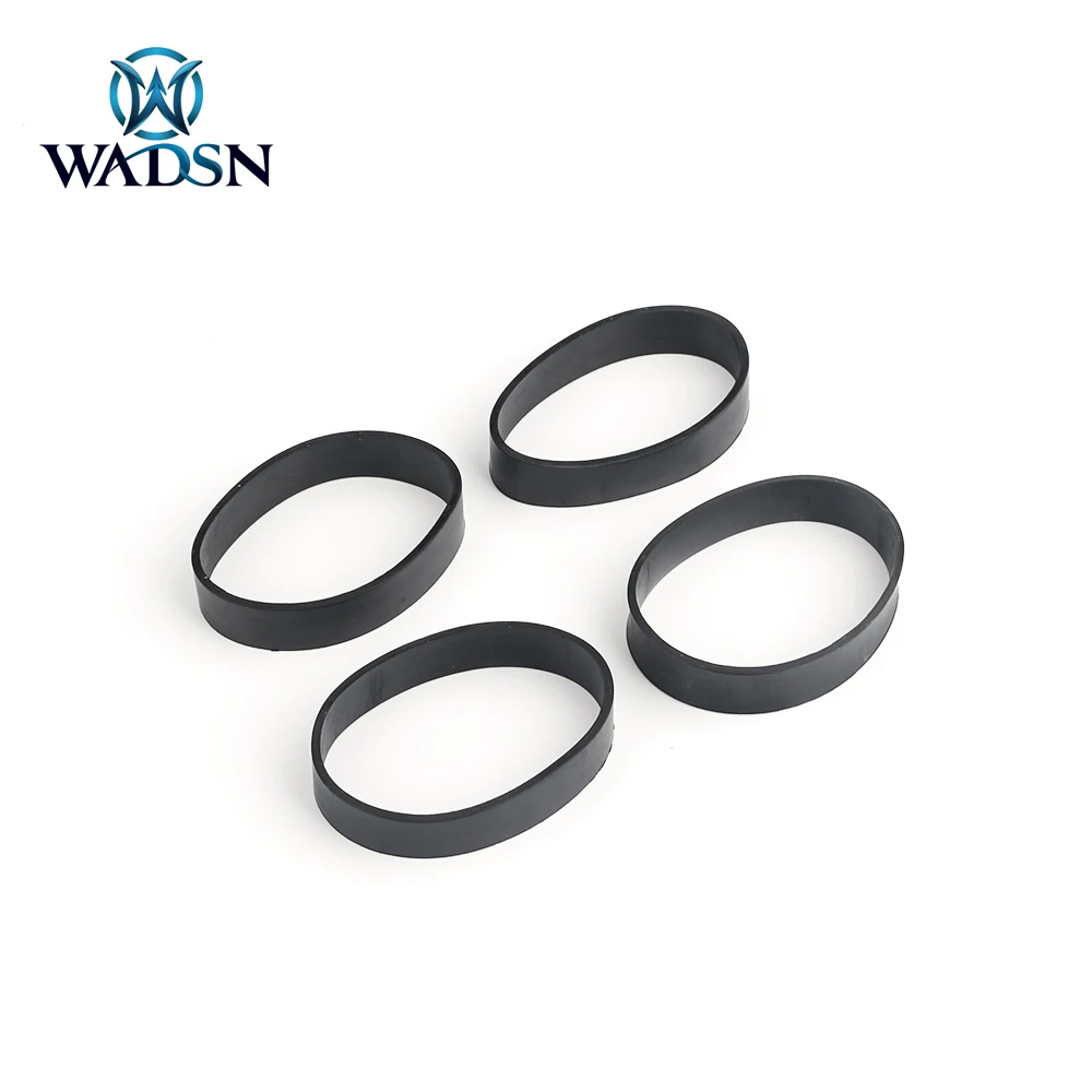 WADSN Airsoft High Strength Elastic Rubber Ring Hunting Rilfe Band For DBAL A2 PEQ15 Flashlight Laser Sight 4pcs/lot