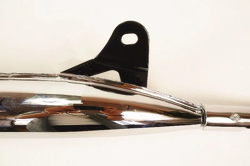 JH70 Retro Refit Motorbike Exhaust Pipe Vintage Motorcycle Modification Muffler Exhaust