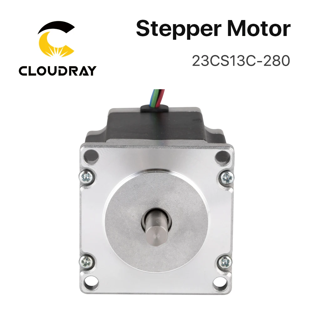 Nema 23 Stepper Motor 64mm 2 Phase 1.3N.m 2.8A Stepper Motor 4-lead Cable for 3D printer CNC Engraving Milling Machine