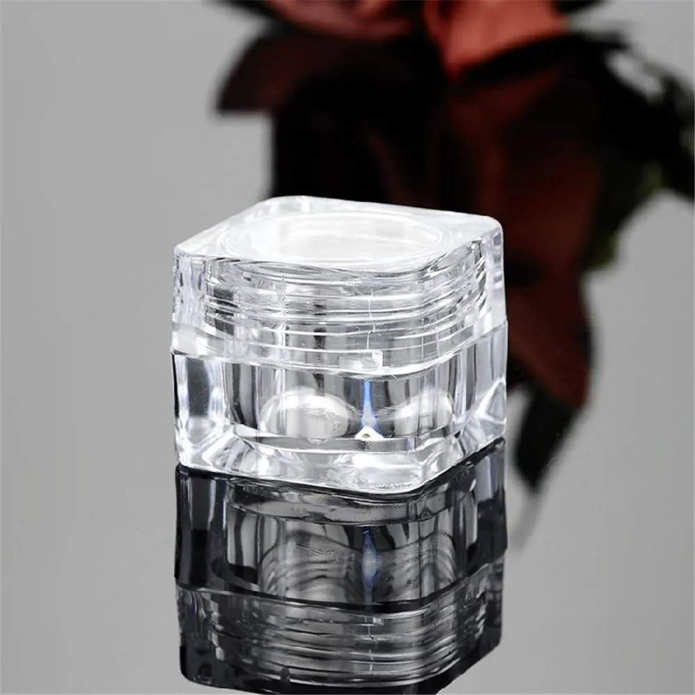5G Cosmetic Empty Jar Pot Eyeshadow Makeup Face Cream Container Bottle Acrylic for Creams Skin Care Products Makeup Tool