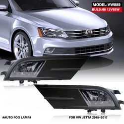 For JETTA 2015 2016 2017 Front Fog Lights Car Styling Spot Light Fog Lamps With Switch - 1SET