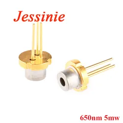 2pcs 650nm 5mw Laser Diode Module Red Color TO-18 DIY Laser Sensor Diode 2.2-2.4V LED Electronics Design