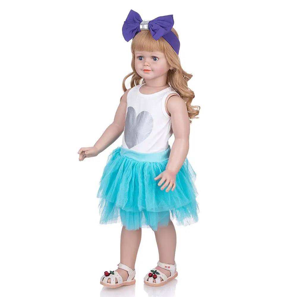 

30 inch huge baby doll toys full silicone vinyl Reborn baby girl toddler for children clothing model doll bebe reborn gift