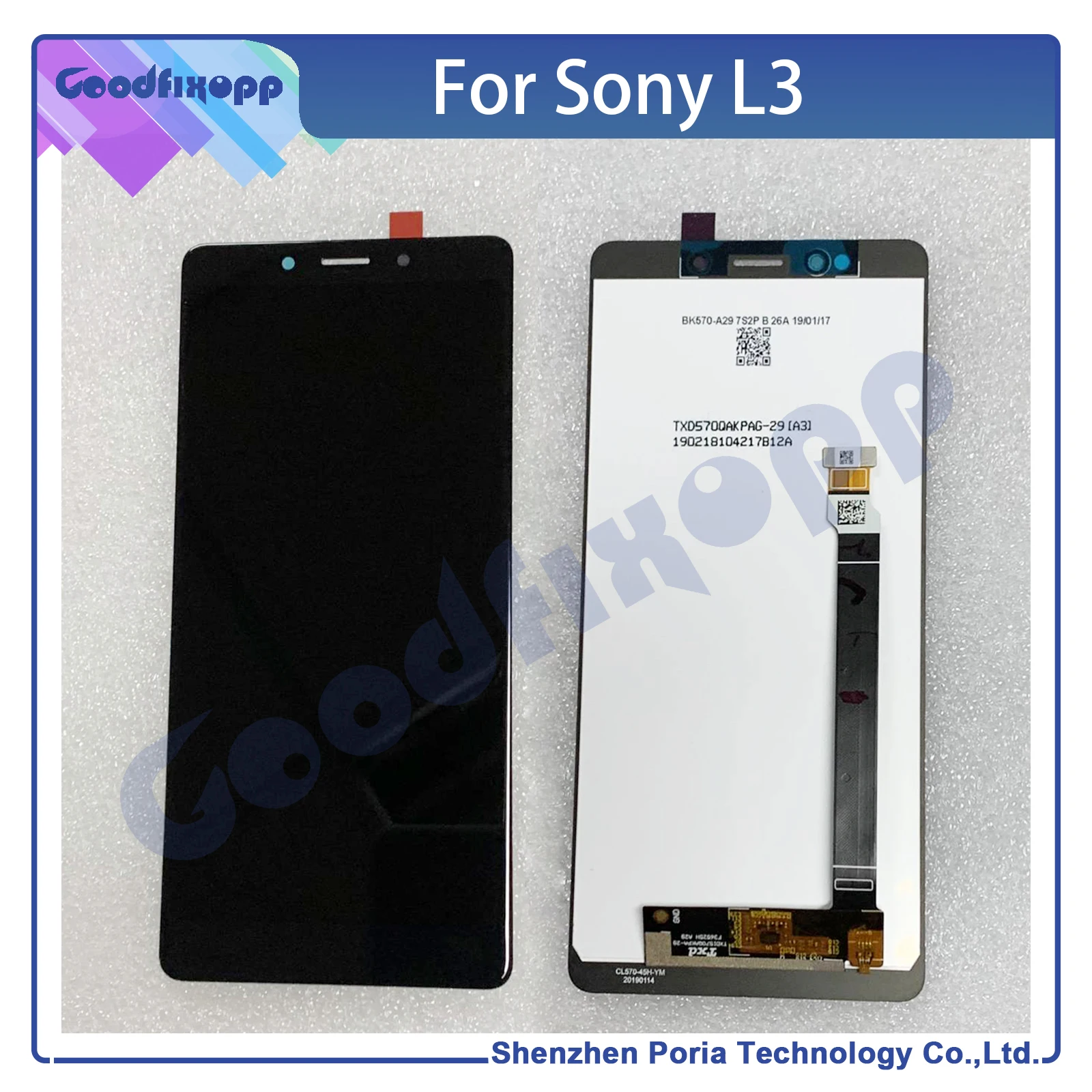 

Originale For Sony Xperia L3 3312 I4312 I4332 I3322 LCD Display Sensor Touch Screen Digitizer Assembly LCD Touch Screen
