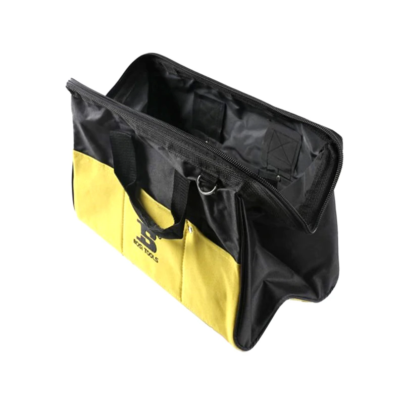 ขายส่งSIJIBOSI 16 "(400X300X250มม.) กันน้ำทนทานกระเป๋าเครื่องมือเหล็กกรอบOrganizer