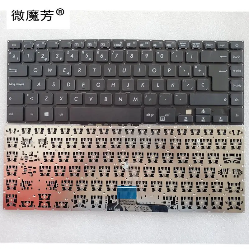 Spanish SP New Laptop keyboard For ASUS VivoBook X510 X510U X510UA X510UN X510Q X510QA X510QR A510U F510U UK505B