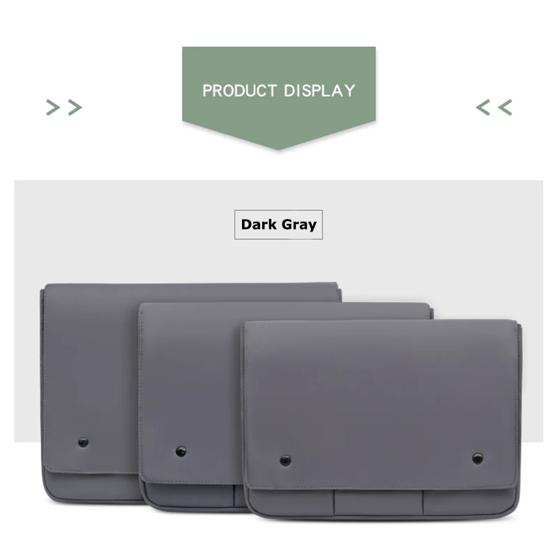 Laptop Tasche Für MacBook Air 13 Fall Xiaomi HP Dell Für 11,6 12 13 13,3 14 15 Zoll Laptop Multi-schicht Lagerung Snap-auf Laptop Cas – Detail 11