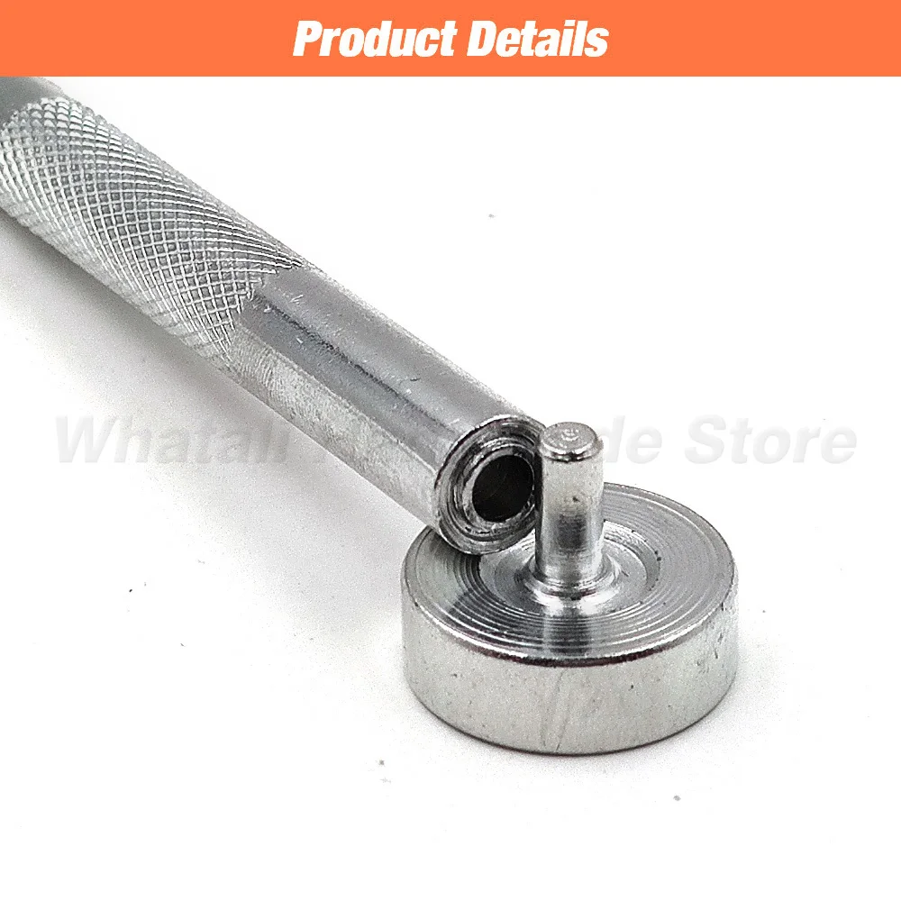 1 Set 3.5-20mm Eyelet Set Tool Handmade Metal Eyelets Grommet Installation Mold Tool Carbon Steel DIY High Quality Eyelet Making