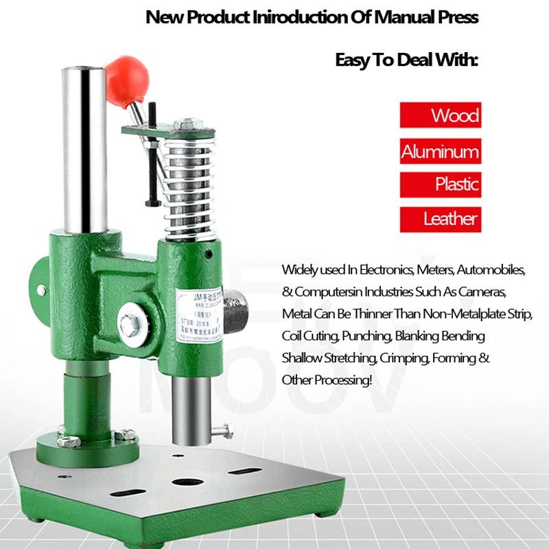 Small Manual Press Industrial Desktop Manual Press Round Head Stroke