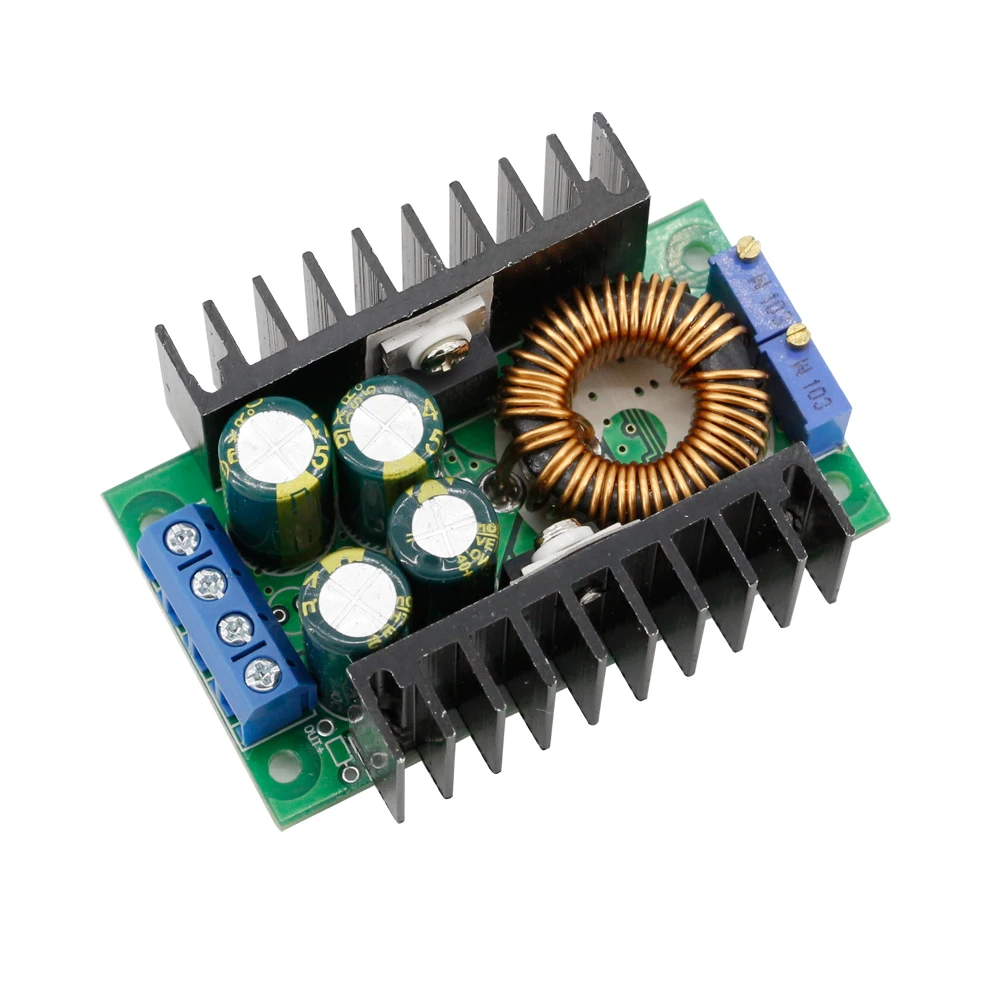 DC-DC step-down adjustable constant voltage constant current high power 10A solar charging LED drive car module