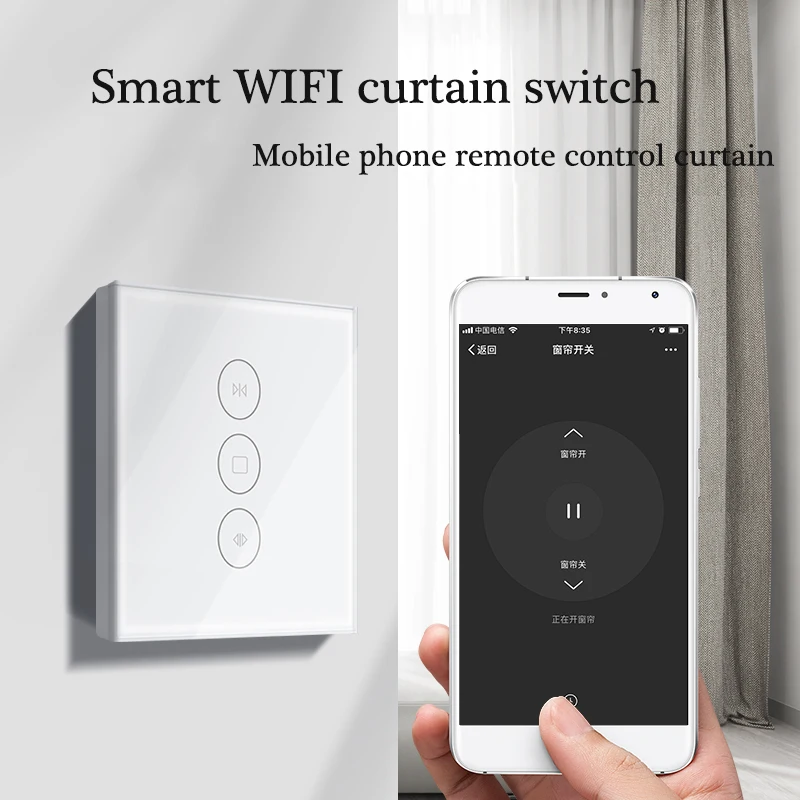Wifi Tuya Akıllı Pencere açıcı Anahtarı AC Motor Anahtarı Doğrusal Aktüatör Kontrol Cihazı Alexa Google IFTTT Akıllı Yaşam Ev Otomasyonu