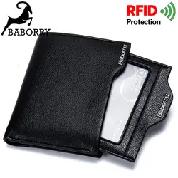 Rfid Mens Wallet Men Wallets Purse Men Walet Men Purse Man Thin Boys Short Small Slim Money Bag for Men Brand men's vallet