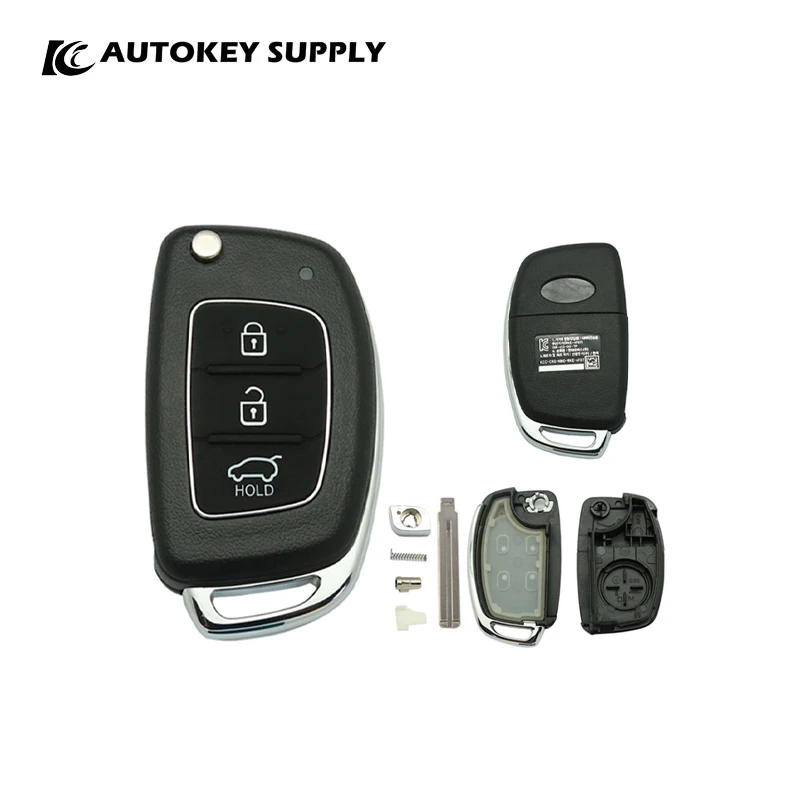 Dla Hyundai I10 I20 I30 3 przyciski zdalnego klucz składany Autokeysupply AKHKF128