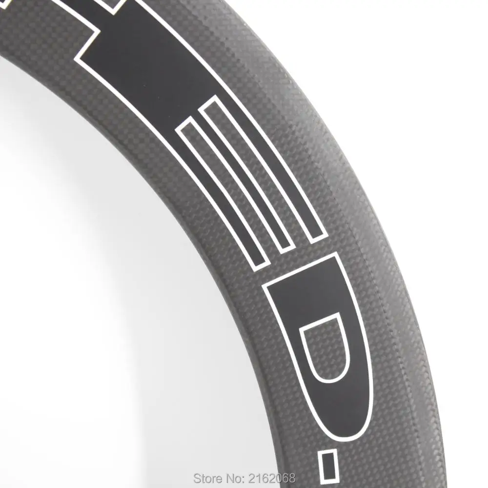 Roues de vélo de route en carbone 700c : performances rapides