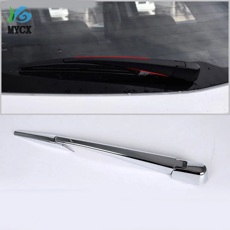 For Mazda CX-3 CX3 2016 2017 2018 Chrome Rear Window Windscreen Wiper Arm Blade Cover Trim Overlay Molding Decoration Protector