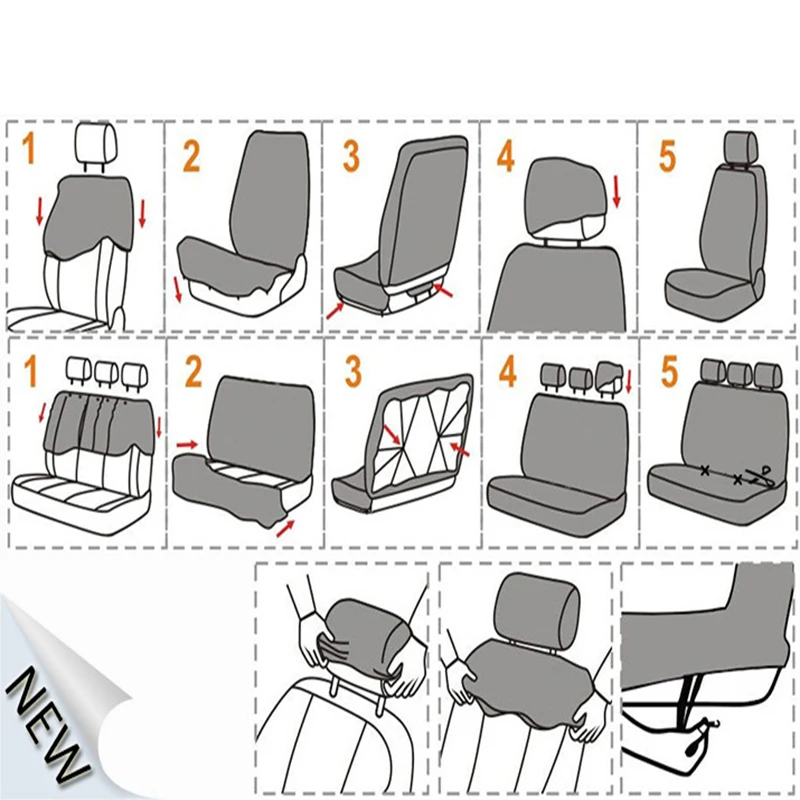 Модные чехлы для автомобильных сидений, Защитные чехлы для автомобильных сидений, женские аксессуары для интерьера автомобиля (9 цветов)
