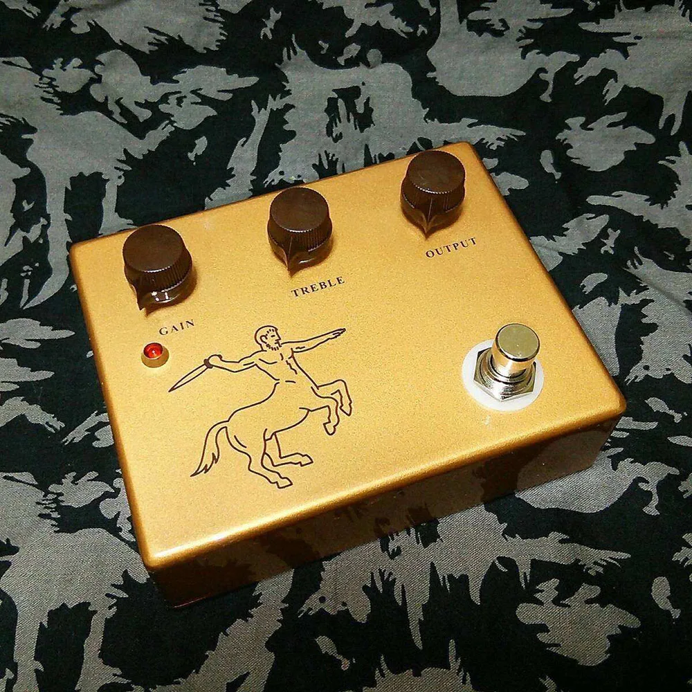 New Gold Klon Centaur Overdr Effect Pedal Guitarra Handmade Ture Bypass Pedals For Electric Guitarra  Accessories