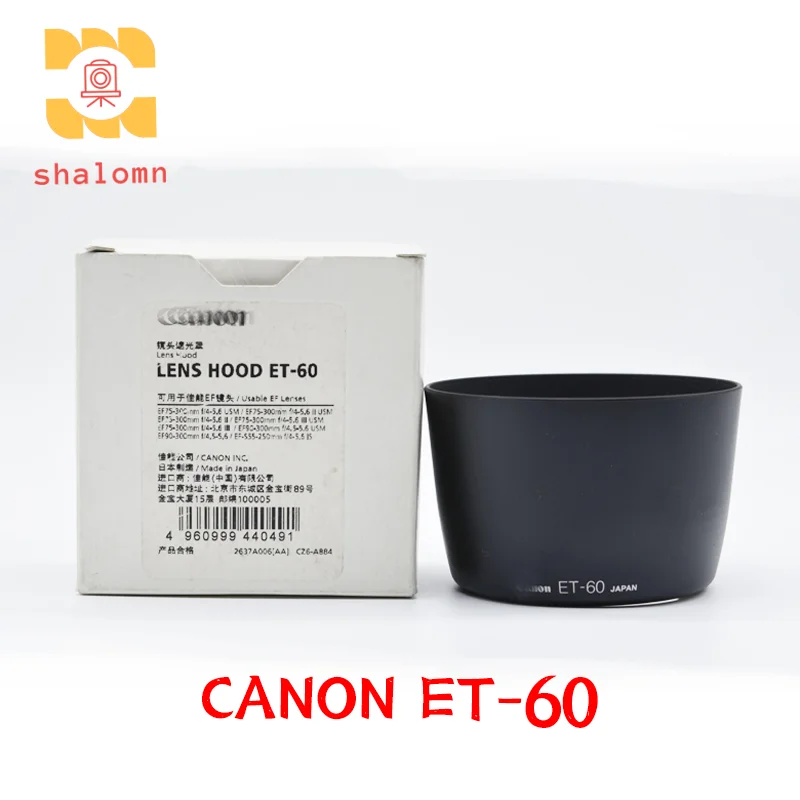 

New Original Lens Hood 58mm For Canon ET-60 24-55-250 IS 75-300mm F4-5.6 90-300 USM