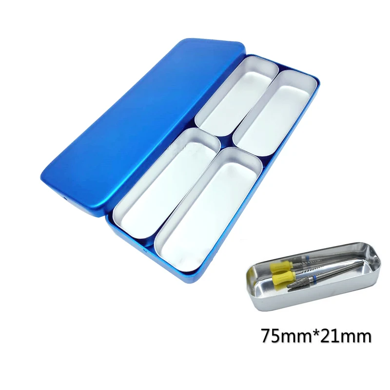 

Dental Sterilizer metal Case endo Files Holder Box Autoclave Sterilizer Case Burs holder box