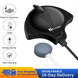 110V 220V Ultra Quiet Aquarium Air Pump for Fish Tank Nano Air Compressor with Airstones Silicone Tubes Hydroponics Pumps 18L/h