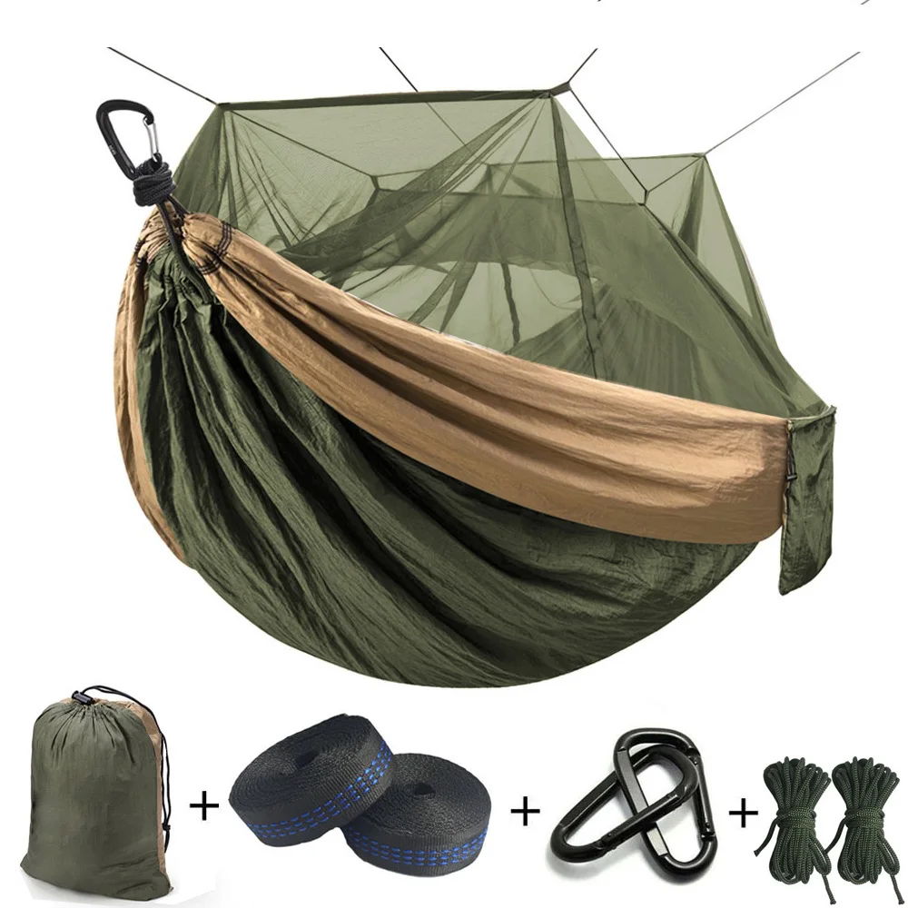 Ultralight Mosquito net Parachute Hammock with Anti-mosquito bites for Outdoor Camping Tent Using sleeping for Outdoor Campiing