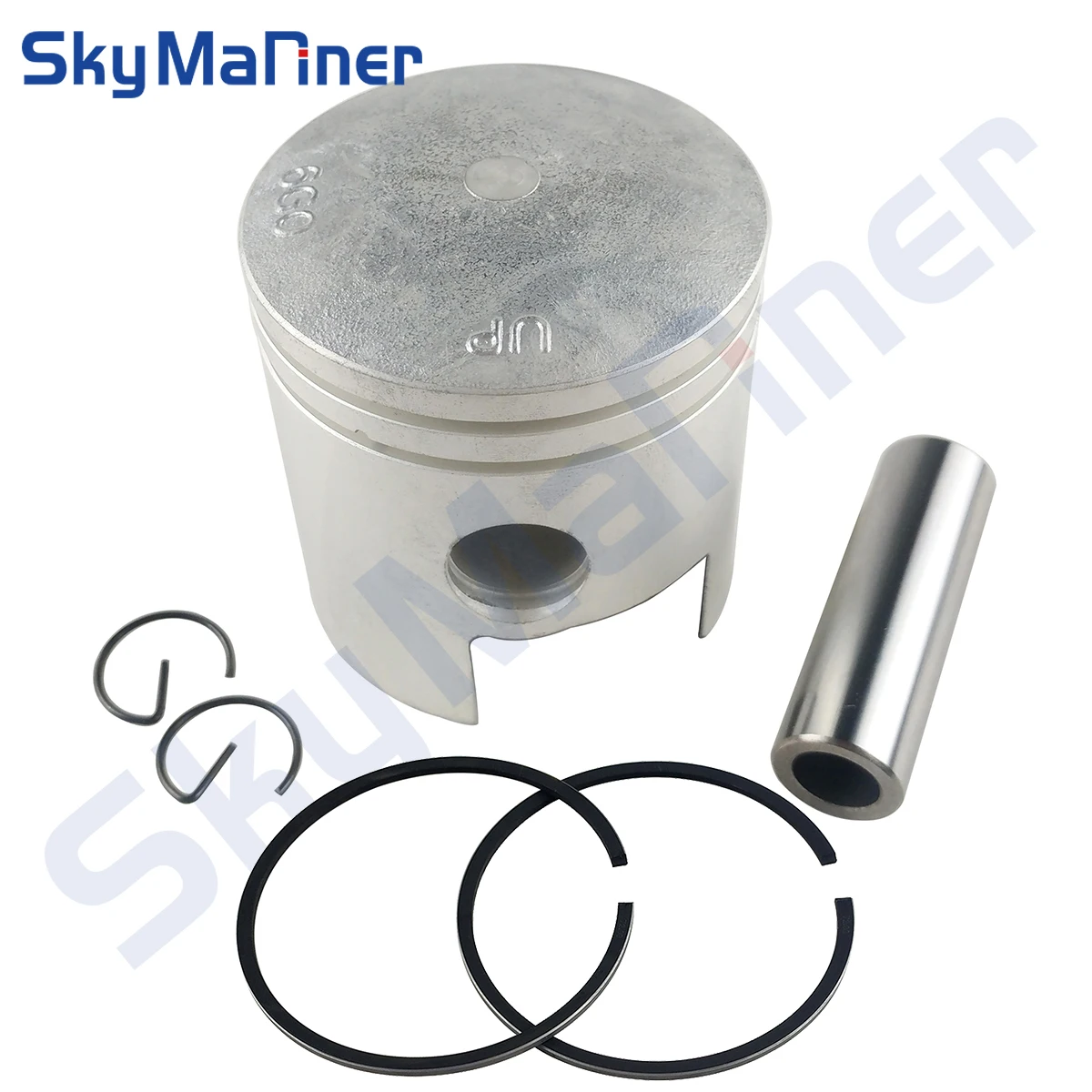 Piston and Piston Ring Set (Std) For Yamaha Outboard Piston Kit 20HP 25HP 6G0-11631-00 / 6G0-11631-00-95/664-11631-01 67mm