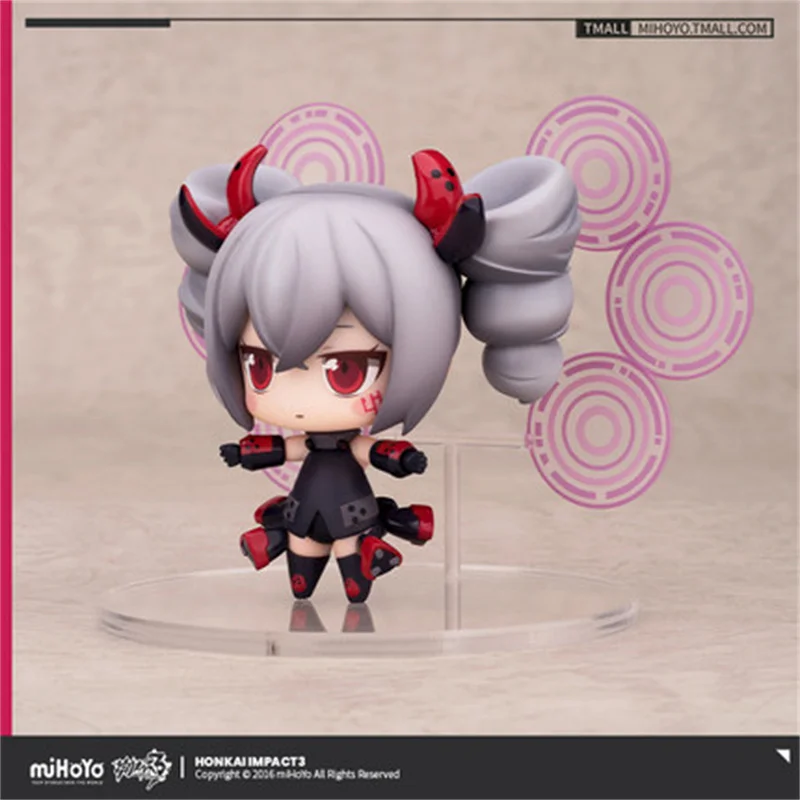 Anime Game Honkai Impact 3 COSPLAY Bronya Zaychik·BLACK NUCLEUS Q Version Figure Desktop Decoration Gift Christmas Gift