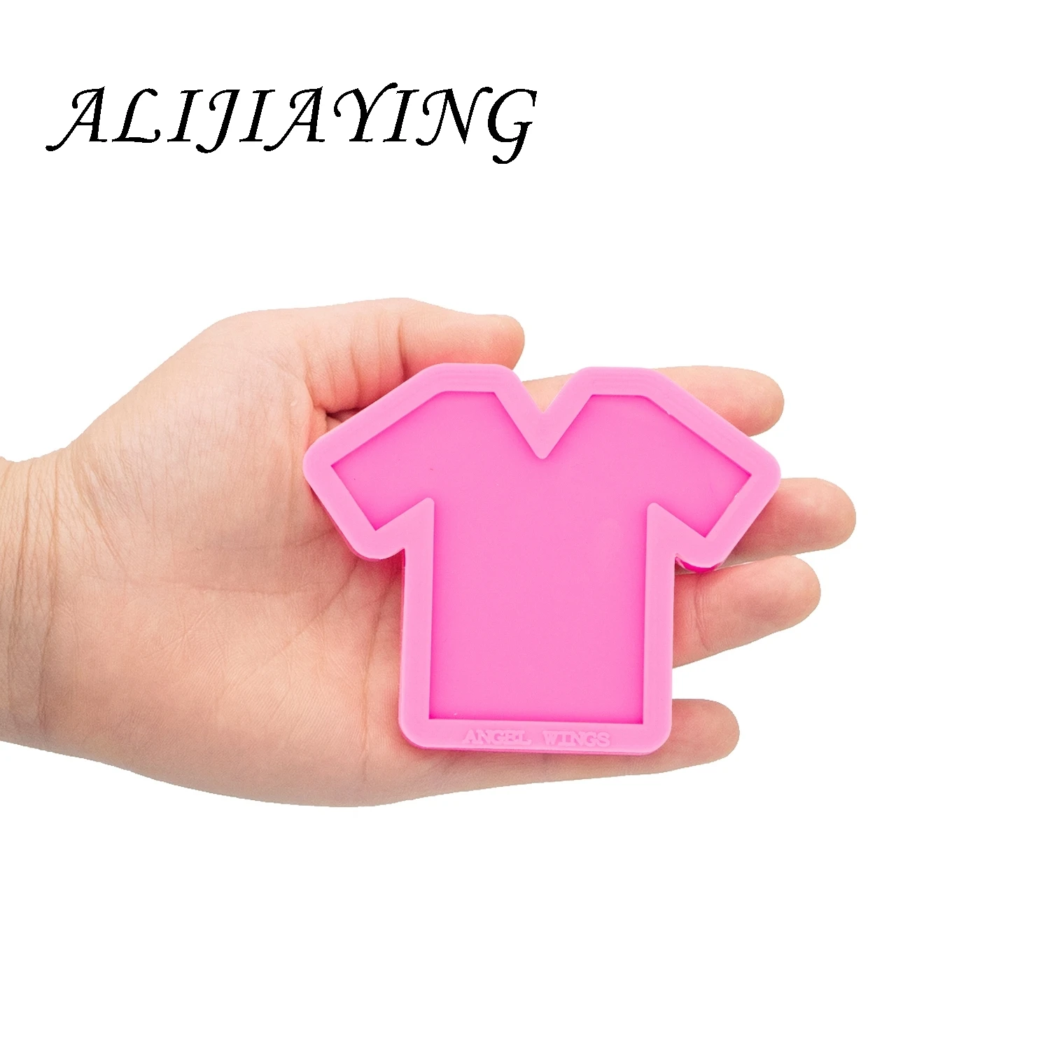 Shine Inside Grippie Nurse Scrub Silicone Mould T-shirt Epoxy Craft Molds Clay Resin DIY for Badge Reel DY0332