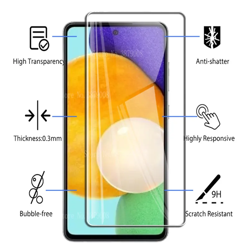 3 sztuki szkła ochronnego do Samsung Galaxy A52 5G Screen Protector do Samsung A 52 s Szkło hartowane do Samsung A52s 52A 4g folie