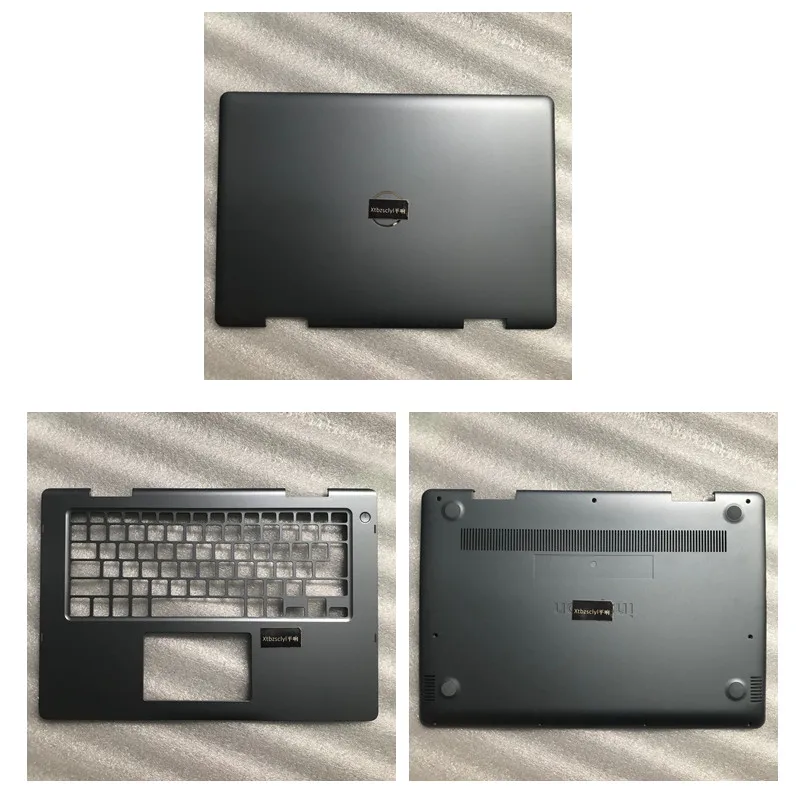 New For Dell inspiron 14MF 5481 5482 2 in 1 LCD screen back cover upper upper cover top lower cover bottom case gray laptop case