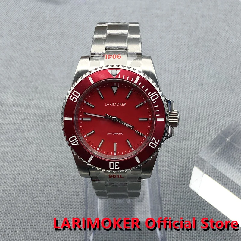 

LARIMOKER Use 24Jewel NH35A PT5000 Pearl2813 8215 Mechanical Luxury Oyster Bracelet Waterproof Sapphire Glass Submarine Watch