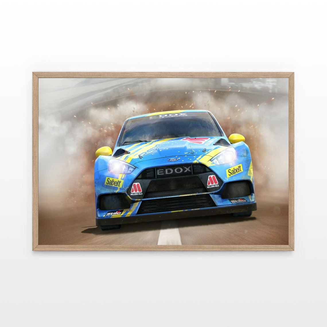 V-Rally 4 Racing car Video Game Canvas Poster Home Wall Painting Decoration (No Frame)