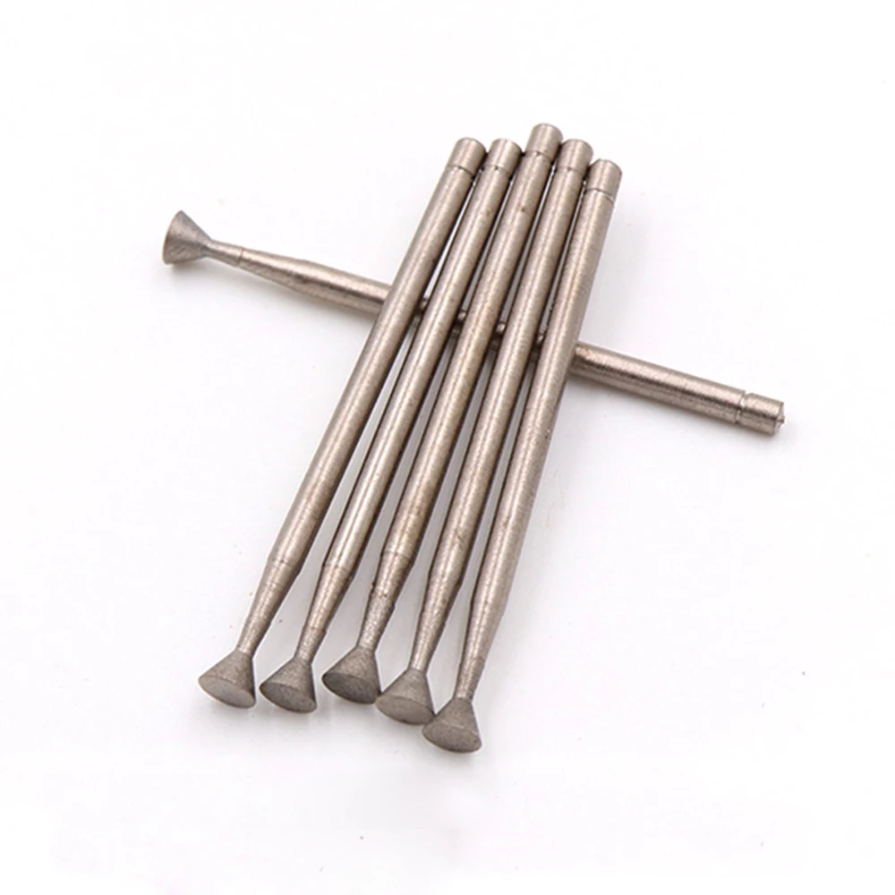 10 Chiếc 1-4Mm Kim Cương Burr Xay Bit 3/32 ''Vỏ 600 1200 Nhám Cho Khắc Xoay