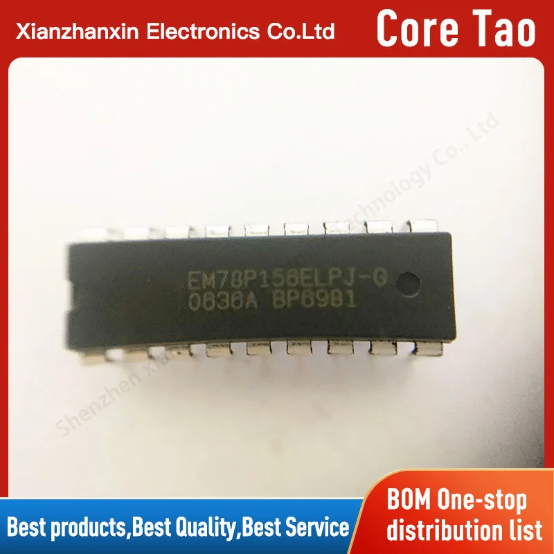 5 unids/lote EM78P156ELPJ-G EM78P156ELPJ EM78P156 DIP18 chip microcontrolador