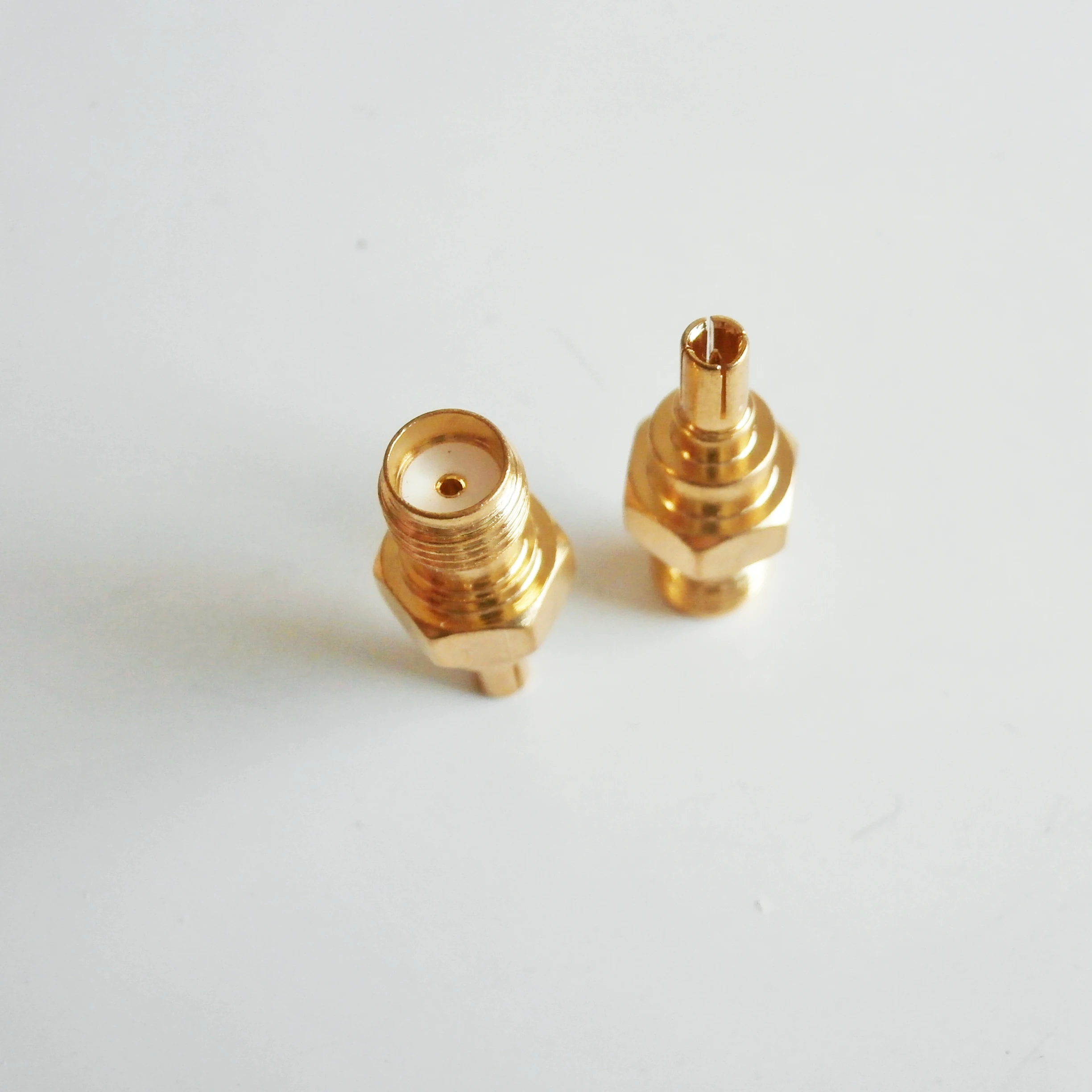 Sma Female Naar CRC9 Mannelijke Plug Sma Naar CRC9 Connector Socket Vergulde Messing Rechte Coax Rf Adapters