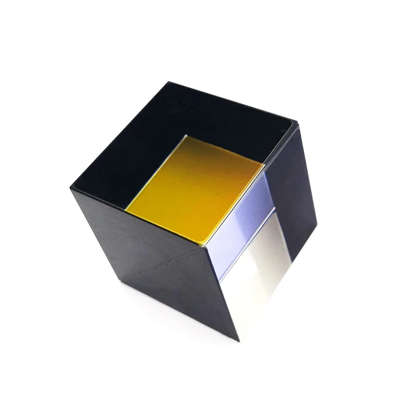 Beamsplitter Cube 25*25*25mm Prism Right Angle Triangle Prism Cube Beamsplitter AR Coating Right Angle Prism Glue Prism