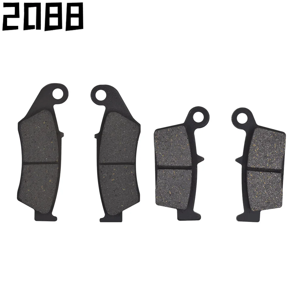 Motorcycle Front/Rear Brake Pads For Suzuki DR-Z 400 2000-2009 RM125 RM250 1996-2011 RMX250 1996-1999 DR125 2008-2011