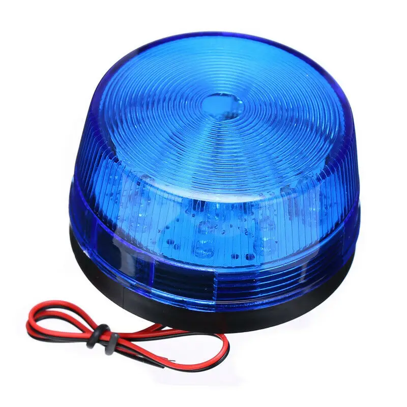 12V Car Light LED Swing Sliding Gate Flashing Strobe Beacon Light Emergency Warning Alarm Light Safety Signal Car Accessories